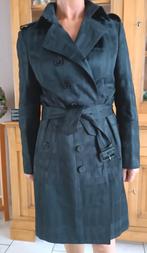 Regenjas — Burberry parka, Zwart, Maat 42/44 (L), Ophalen of Verzenden, Zo goed als nieuw