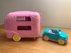 Barbie Chelsea Camperspeelgoedcaravan met auto en pop, Ophalen, Zo goed als nieuw
