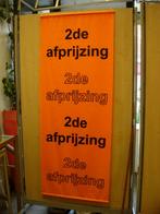Banners '2de afprijzing', Ophalen of Verzenden, Gebruikt