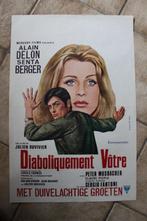 filmaffiche Alain Delon Diaboliquement votre 1967 filmposter, Verzamelen, Posters, Ophalen of Verzenden, A1 t/m A3, Zo goed als nieuw