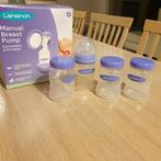 Tire-lait manuel Lansinoh plus 4 pots de conservation, Enfants & Bébés, Aliments pour bébé & Accessoires, Comme neuf, Enlèvement ou Envoi