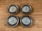RVS mercedes wieldoppen 1975 tot 1985 wit, Auto diversen, Wieldoppen, Ophalen of Verzenden, Gebruikt