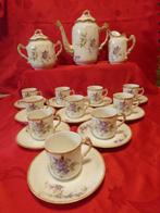 Antiek Porseleinen Koffieservies - 10 pers.  ca. 1890, Antiek en Kunst, Ophalen of Verzenden