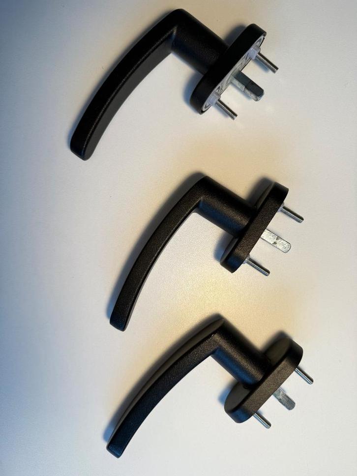 Aluminium raamkruk mat zwart, Doe-het-zelf en Bouw, Glas en Ramen, Zo goed als nieuw, Overige typen, Ophalen of Verzenden