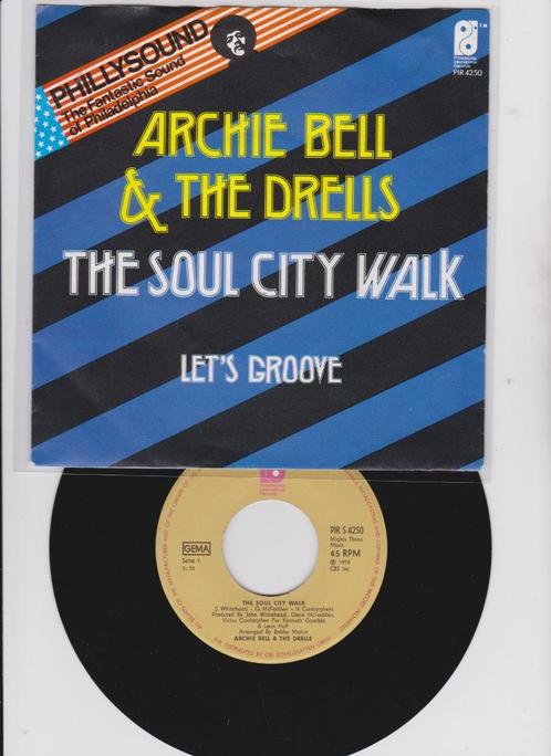 Archie Bell & The Drells ‎– The Soul City Walk  1975  Soul, CD & DVD, Vinyles Singles, Comme neuf, Single, R&B et Soul, 7 pouces