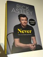 Rick Astley Never gesigneerd boek handtekening, Boeken, Muziek, Ophalen of Verzenden, Nieuw, Artiest, Rick Astley