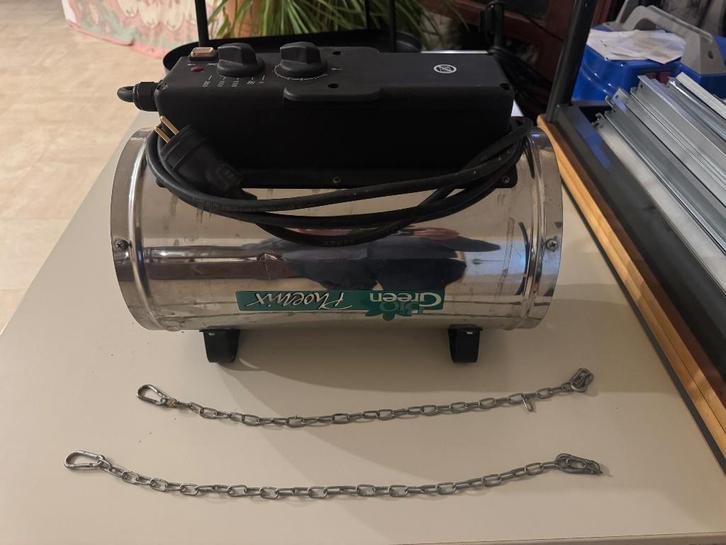 Serre verwarming / ventilatie, Jardin & Terrasse, Serres, Utilisé, Enlèvement