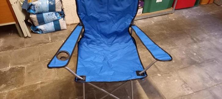 Siège camping pliant neuf + Housse, Caravans en Kamperen, Kampeermeubelen, Nieuw, Campingstoel, Ophalen
