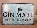 GIN MARE MEDITERRANEAN GIN metalen vintage look wandplaat, Nieuw, Reclamebord, Ophalen of Verzenden