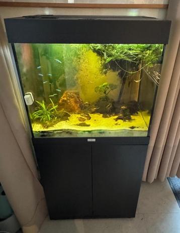 Juwel Lido 120 LED met meubel en JBL-filter beschikbaar voor biedingen