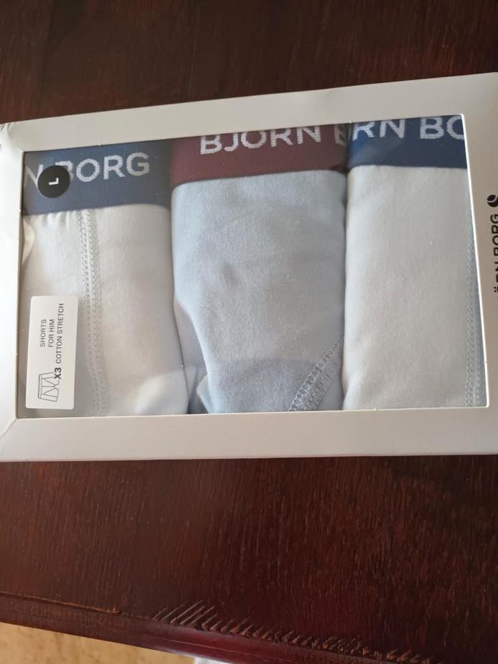Geschenkdoos met 3 nieuwe slips "BJORN BORG:, Kleding | Heren, Ondergoed, Boxer, Ophalen of Verzenden