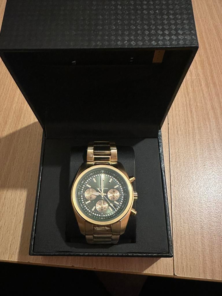 Alpha sierra watch co. Model reaper GG03, Handtassen en Accessoires, Horloges | Heren, Zo goed als nieuw, Goud, Ophalen