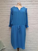 blauwe jurk Bel & Bo schouderfantasie, Blauw, Ophalen of Verzenden, Zo goed als nieuw, Knielengte