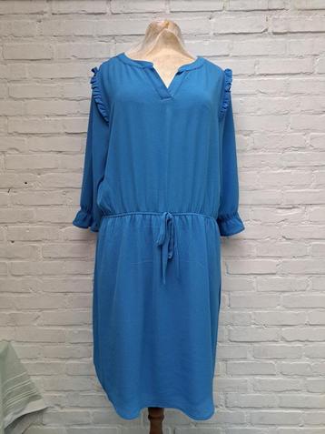 blauwe jurk Bel & Bo schouderfantasie beschikbaar voor biedingen