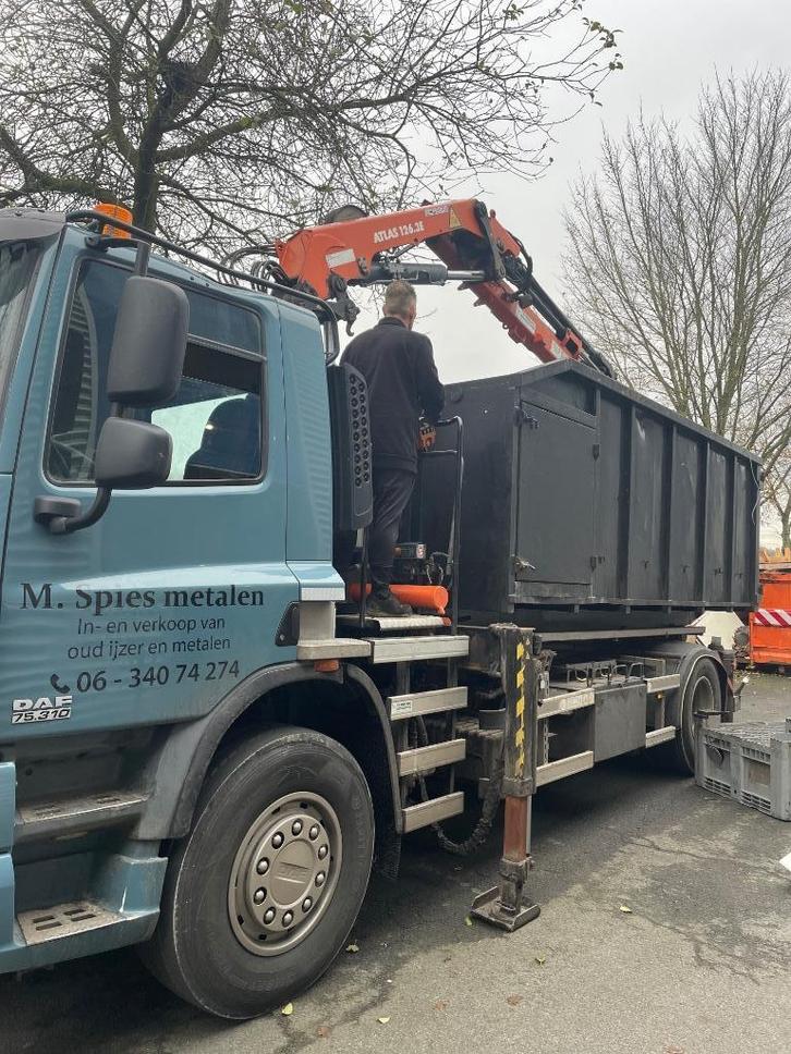 Opkoper van oud ijzer en metalen, autowrakken machines E.d., Doe-het-zelf en Bouw, Metalen, Gebruikt, IJzer, Ophalen