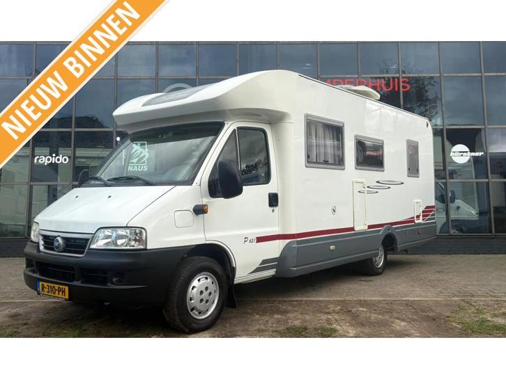 Homecar P 621 Airco,Topindeling,Vastbed, Caravans en Kamperen, Mobilhomes, Bedrijf, tot en met 4, Half-integraal, Fiat, Diesel