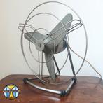 Vintage tafel ventilator ( art deco ) vliegtuig propeller, Elektronische apparatuur, Ventilatoren, Tafelventilator, Gebruikt, Ophalen of Verzenden