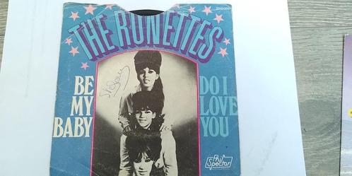 single the ronettes ---be my baby/do i love you----, CD & DVD, Vinyles Singles, Utilisé, Single, Pop, 7 pouces, Enlèvement ou Envoi