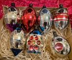 Boules de Noël anciennes ajeko 7 pièces., Divers, Enlèvement ou Envoi