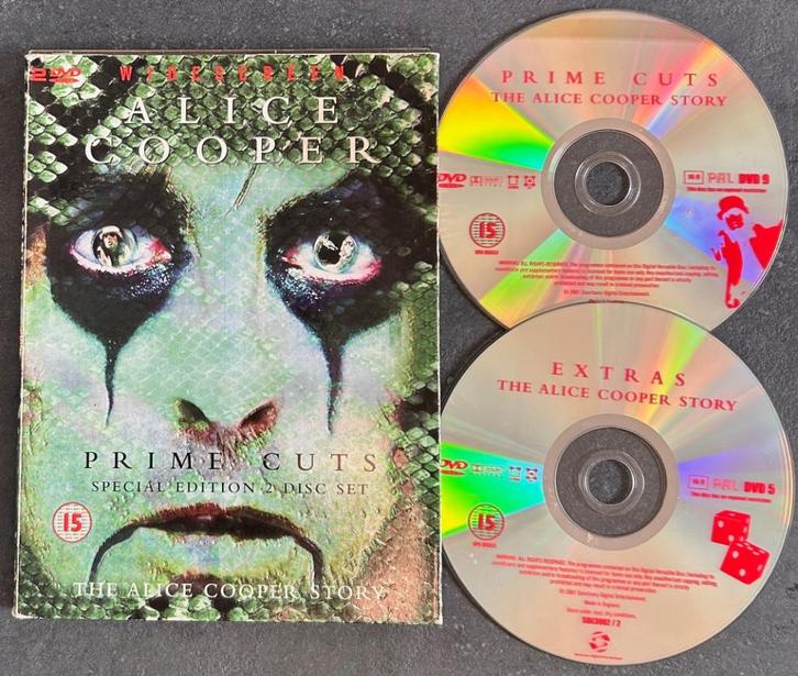 ALICE COOPER - Prime cuts ( 2x DVD set ), Cd's en Dvd's, Dvd's | Muziek en Concerten, Muziek en Concerten, Vanaf 16 jaar, Verzenden