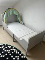 IKEA SUNDVIK meegroeibed + matras + ELDFLUGA bedtent, Ophalen, Eenpersoons, Zo goed als nieuw, 200 cm