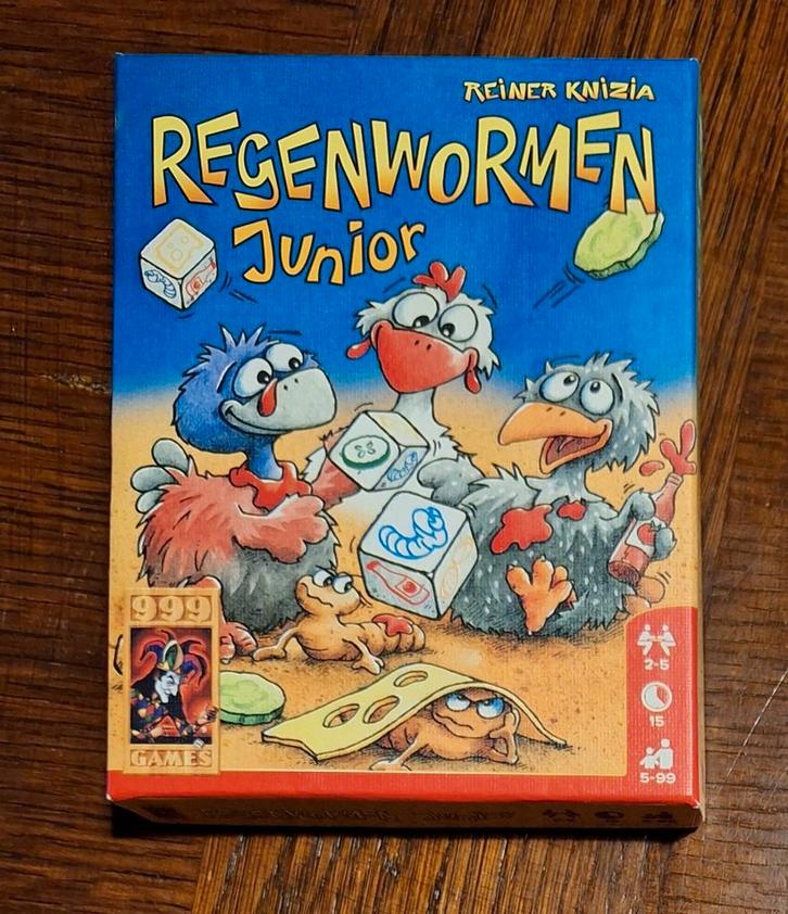 Gezelschapsspel Regenwormen Junior, Kinderen en Baby's, Speelgoed | Educatief en Creatief, Nieuw, Rekenen, Ophalen