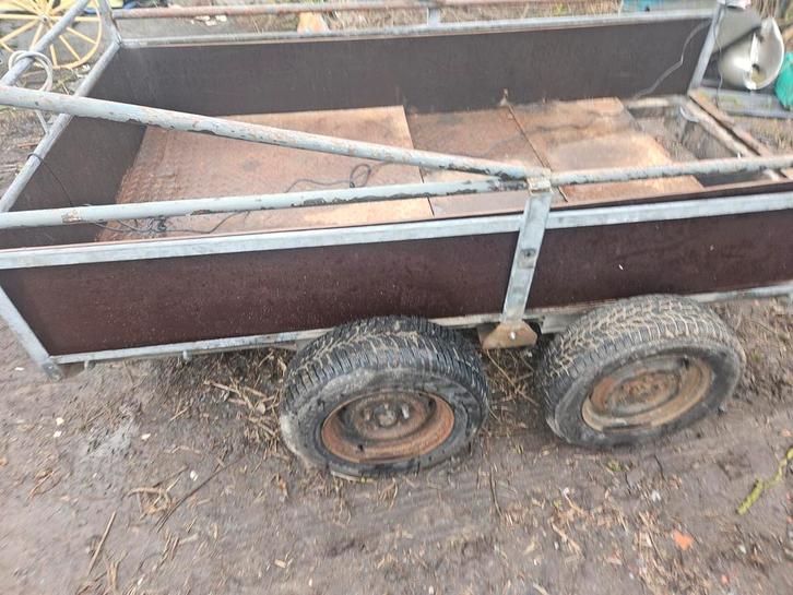 Remorque avec du travail 400eur, Auto diversen, Aanhangers en Bagagewagens, Ophalen