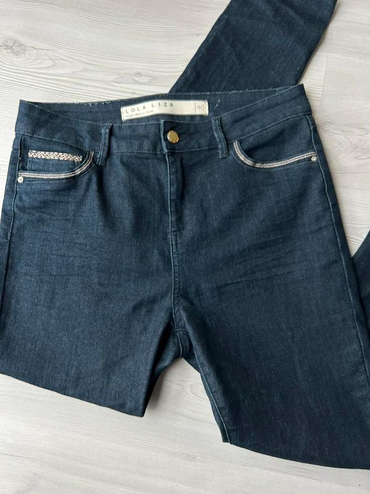 Jeansbroek Lola Liza 38, Kleding | Dames, Spijkerbroeken en Jeans, Zo goed als nieuw, Blauw, Ophalen of Verzenden