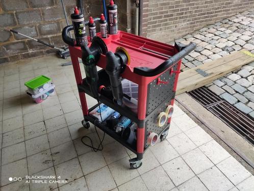 Polisseuses + servante, Doe-het-zelf en Bouw, Gereedschap | Schuurmachines, Zo goed als nieuw, Overige typen, Ophalen