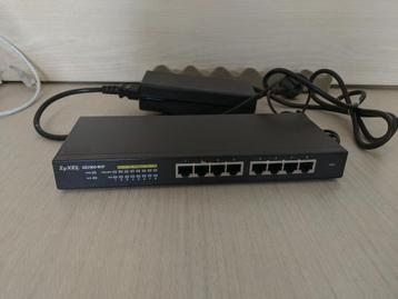 Zyxel GS1900-8HP PoE Gigabit-switch beschikbaar voor biedingen