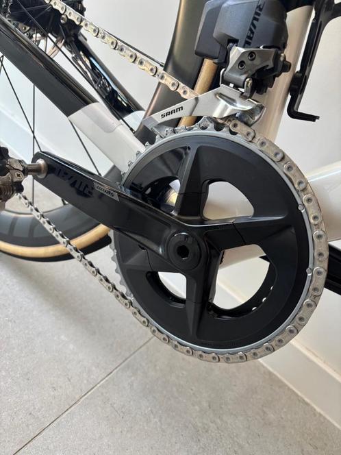 SRAM RIVAL crankset + powermeter 170mm, Fietsen en Brommers, Fietsonderdelen, Zo goed als nieuw, Racefiets, Crankstel of Pedalen