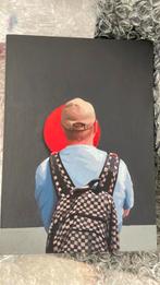 Matt Lambert schilderij op paneel, Ophalen
