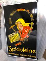 Prachtig emaille bord Spidoleine 100cm X 60 cm in nieuwstaat, Antiek en Kunst, Ophalen