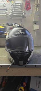Casque moto intégral Shark Spartan Noir/Blanc Mat - Taille M, Motos, Enlèvement, M, Casque intégral, Shark