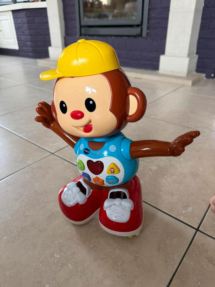 Swing en speel Aap - Vtech, Kinderen en Baby's, Speelgoed | Vtech, Zo goed als nieuw, Ophalen