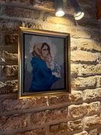 Handgeborduurd wandkleed – Madonna met kind, Ophalen