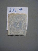 BELGIË - Geannuleerd 27a */mn, Postzegels en Munten, Postzegels | Europa | België, Spoor van plakker, Zonder envelop, Koninklijk huis