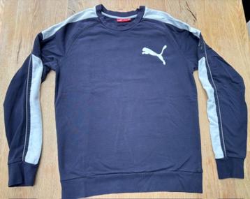 PUMA Marineblauwe Sweater (M) met ronde hals beschikbaar voor biedingen