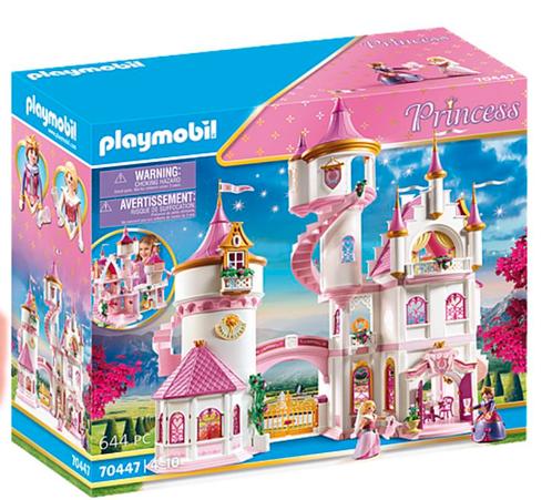 Groot Prinsessenkasteel playmobil 70447 + extra toebehoren, Kinderen en Baby's, Speelgoed | Playmobil, Zo goed als nieuw, Complete set