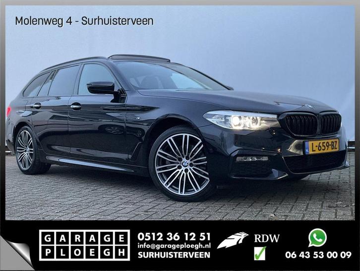 BMW 520 5-serie Touring 520D 191pk High Executive M-sport Pa, Auto's, BMW, Bedrijf, 5 Reeks, ABS, Adaptieve lichten, Airbags, Alarm