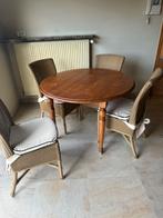 Table Vincent Sheppard avec 4 chaises, Comme neuf, Enlèvement ou Envoi