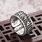 Mantra Ring met Hart Soetra, Handtassen en Accessoires, Ringen, Nieuw, Ophalen of Verzenden, Dame of Heer, Zilver