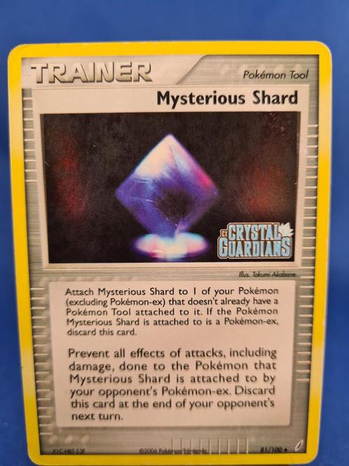 Mysterious Shard 81/100 - Crystal Guardians (Reverse Holo), Hobby en Vrije tijd, Verzamelkaartspellen | Pokémon, Zo goed als nieuw