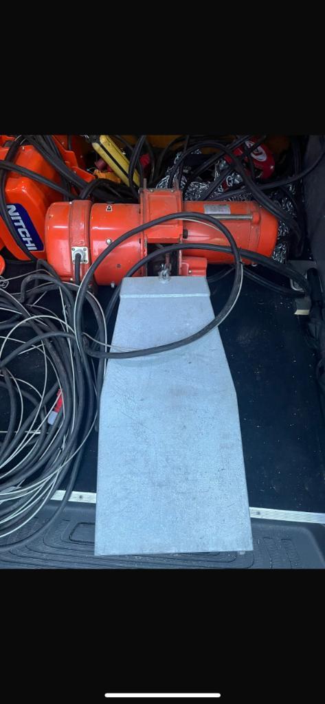 Nitchi MH-5 -2tons kettingtakel 380V, Doe-het-zelf en Bouw, Lieren en Takels, Gebruikt, Elektrisch, Ophalen