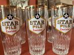 Vintage Star Pils Excelsior glazen, set van 6, intact!, Verzamelen, Ophalen