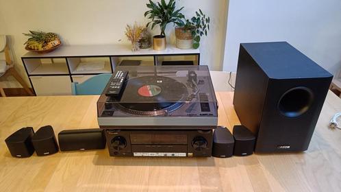 Platenspeler + versterker + boxen + Subwoofer + LP's, TV, Hi-fi & Vidéo, Amplificateurs & Ampli-syntoniseurs, Comme neuf, Pioneer