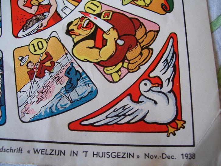 Ganzenspel ganzenbord uit 1938, Verzamelen, Retro