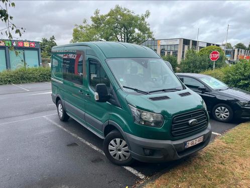 Ford Transit 2017 2.0 TDCI 130pk EURO 6 dubbele cabine L2H2, Auto's, Ford, Particulier, Transit, ABS, Diesel, Euro 6, Overige carrosserie