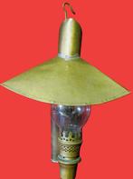 Antieke hanglamp petroleum- wandlamp olielamp, Antiek en Kunst, Ophalen