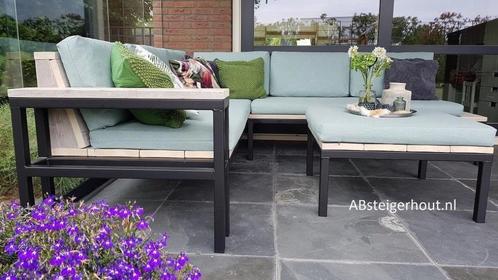 Banken en hoekbank ideaal voor horeca en terras! Terrasmeube, Antiquités & Art, Antiquités | Meubles | Chaises & Canapés, Enlèvement ou Envoi